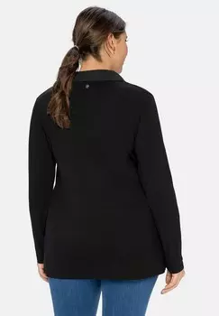 Рубашка поло Sheego, черный