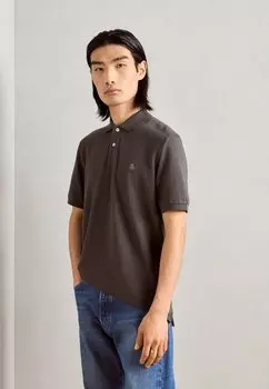 Рубашка поло SHORT SLEEVE BUTTON PLACKET SLITS Marc O'Polo, цвет gray pin