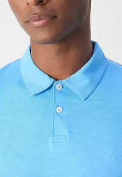 Рубашка поло SHORT SLEEVE EMBROIDERY Marc O'Polo, светло-голубой