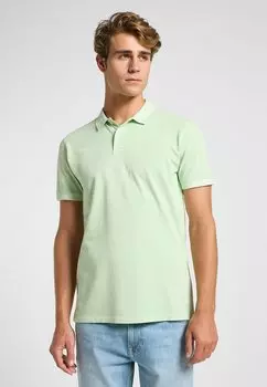 Рубашка поло SHORT SLEEVE GARMENT REGULAR FIT Lee, зеленый