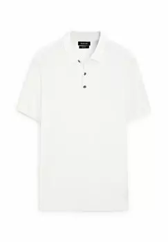 Рубашка поло SHORT SLEEVE Massimo Dutti, белый