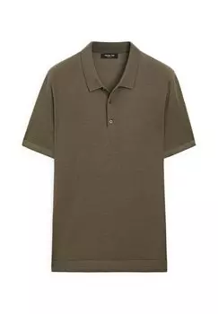 Рубашка поло SHORT SLEEVE Massimo Dutti, хаки