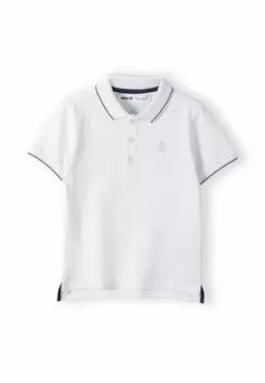 Рубашка-поло SHORT SLEEVE MINOTI, цвет white