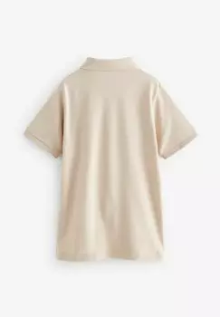 Рубашка-поло Short Sleeve Next, крапчатый бежевый