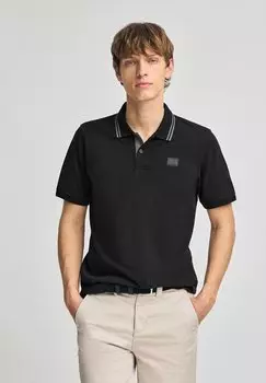 Рубашка поло SHORT SLEEVE PATCH Polo Club, черный