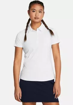 Рубашка-поло SHORT-SLEEVE PLAYOFF Under Armour, цвет white