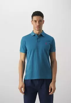 Рубашка-поло SHORT SLEEVE Polo Ralph Lauren, цвет marine heather