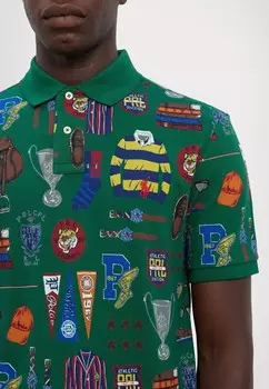 Рубашка поло SHORT SLEEVE Polo Ralph Lauren, темно-зеленый