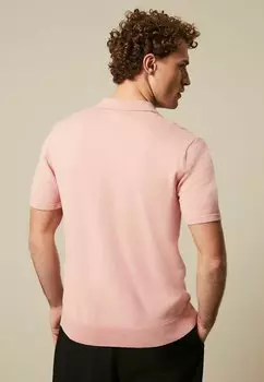 Рубашка-поло Short Sleeve Regular Fit Next, розовая