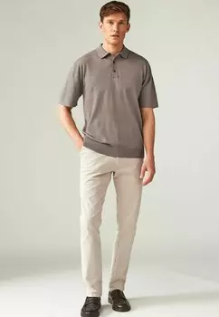 Рубашка поло SHORT SLEEVE, REGULAR FIT Next, серый
