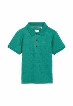 Рубашка поло SHORT SLEEVE SIGNATURE REGULAR FIT Paul Smith Junior, зеленый