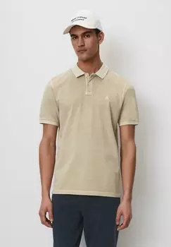 Рубашка-поло SHORT SLEEVE SLITS AT HEM Marc O'Polo, цвет pure cashmere