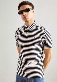 Рубашка-поло SHORT SLEEVE STRIPE COLLAR LOGO Marc O'Polo, цвет multi