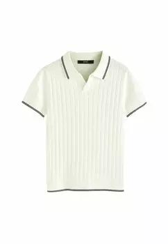 Рубашка поло SHORT SLEEVE TROPHY Next, цвет white