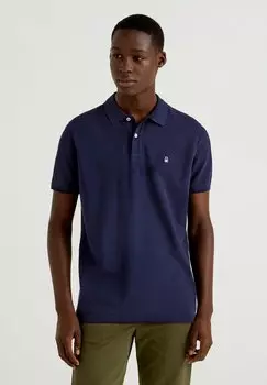 Рубашка-поло SHORT SLEEVE United Colors of Benetton, цвет blue