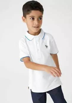 Рубашка поло SHORT SLEEVE ZEBRA LOGO Paul Smith, цвет white