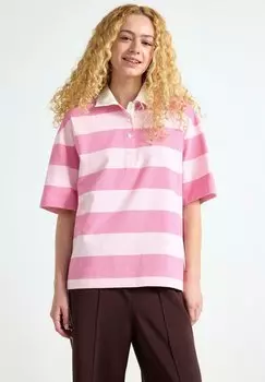 Рубашка поло SHORT-SLEEVED Lindex, розовый