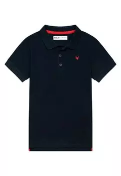 Рубашка-поло SHORT SLEEVED MINOTI, цвет dark blue