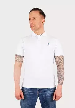 Рубашка-поло Shortsleeve Basic U.S. Polo Assn., белый