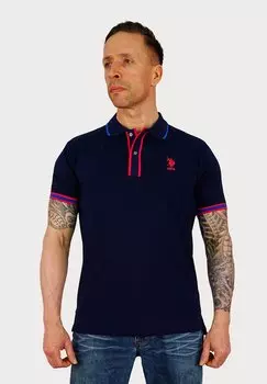 Рубашка-поло Shortsleeve U.S. Polo Assn., Dunkelblau