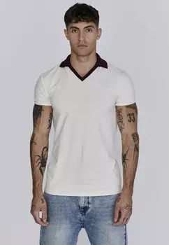 Рубашка поло SIKSILK, кремовый