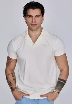 Рубашка поло SIKSILK, кремовый