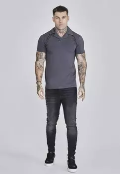 Рубашка поло SIKSILK, серый