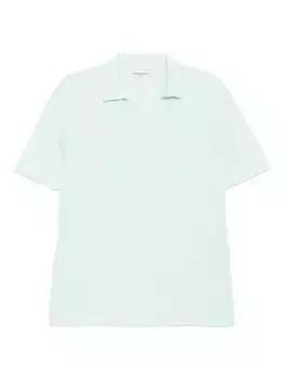 Рубашка поло Simon Officine Generale, зеленый