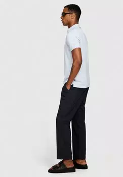 Рубашка-поло Sisley, светло-голубая