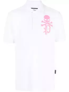 Рубашка поло Skull & Bones Philipp Plein, белый