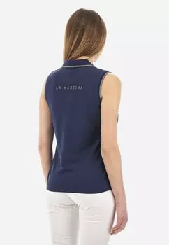 Рубашка поло SLEEVELES La Martina, синий