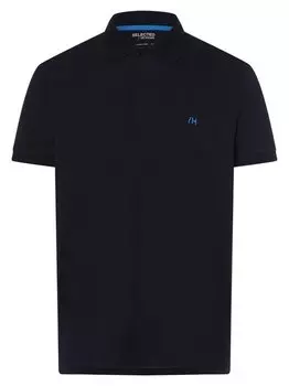 Рубашка-Поло slhdante Selected, синий