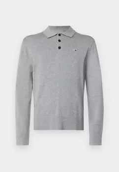 Рубашка поло SLIM ESSENTIAL Tommy Jeans, серый
