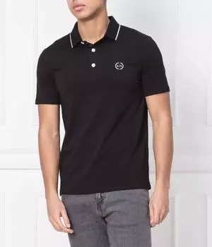 Рубашка поло Slim fit Armani Exchange, черный