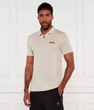 Рубашка поло Slim fit Boss Green, желтый