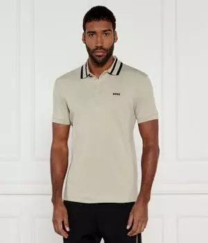 Рубашка поло Slim fit Boss Green, желтый