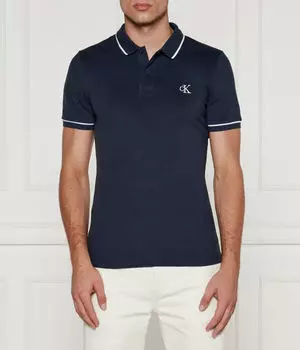 Рубашка поло Slim fit Calvin Klein Jeans, синий