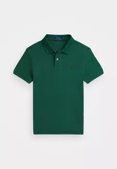 Рубашка поло SLIM FIT COTTON MESH POLO Ralph Lauren, зеленый