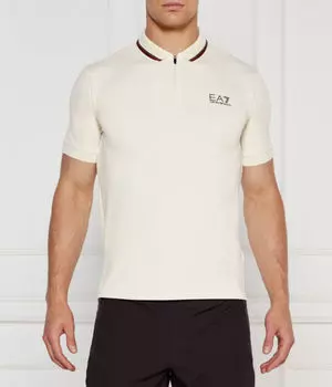 Рубашка поло Slim fit Ea7, экрю