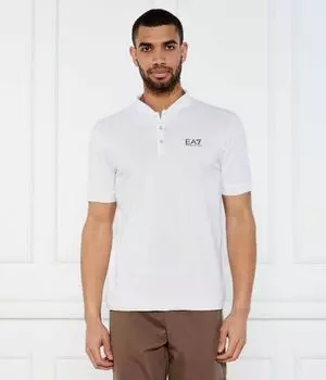 Рубашка поло Slim fit Ea7, белый