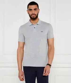 Рубашка поло Slim fit Gant, серый