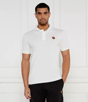 Рубашка поло Slim fit Kenzo, белый
