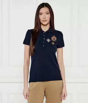 Рубашка поло Slim fit Lauren Ralph Lauren, синий