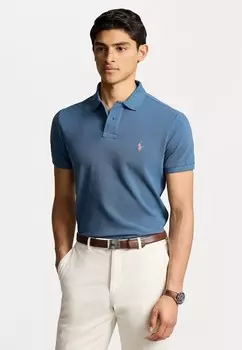 Рубашка поло SLIM FIT MESH POLO SHIRT Ralph Lauren, темно-синий