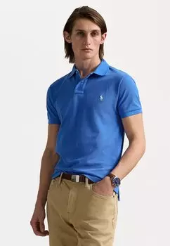 Рубашка поло SLIM FIT MESH POLO SHIRT Polo Ralph Lauren, синий