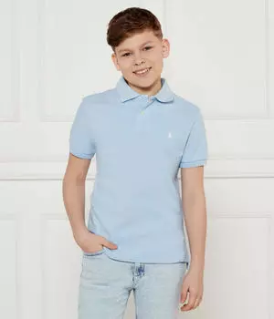 Рубашка поло Slim fit Polo Ralph Lauren, синий