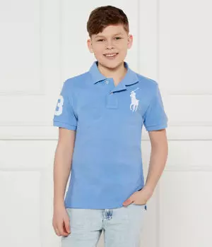 Рубашка поло Slim fit Polo Ralph Lauren, синий