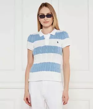 Рубашка поло Slim fit Polo Ralph Lauren, белый