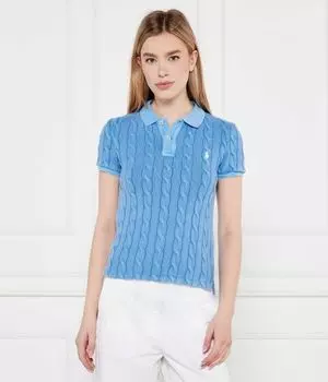 Рубашка поло Slim fit Polo Ralph Lauren, синий
