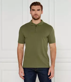 Рубашка поло Slim fit Polo Ralph Lauren, зеленый